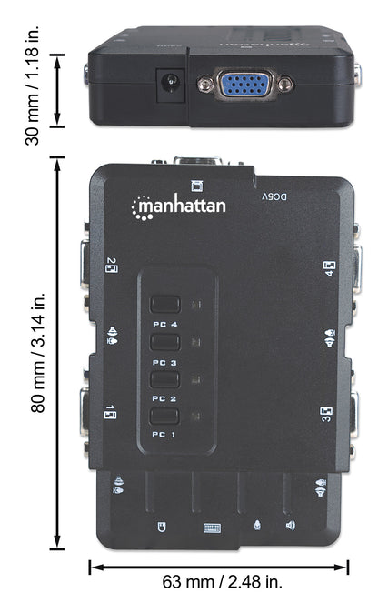 4-Port Compact KVM Switch Image 15