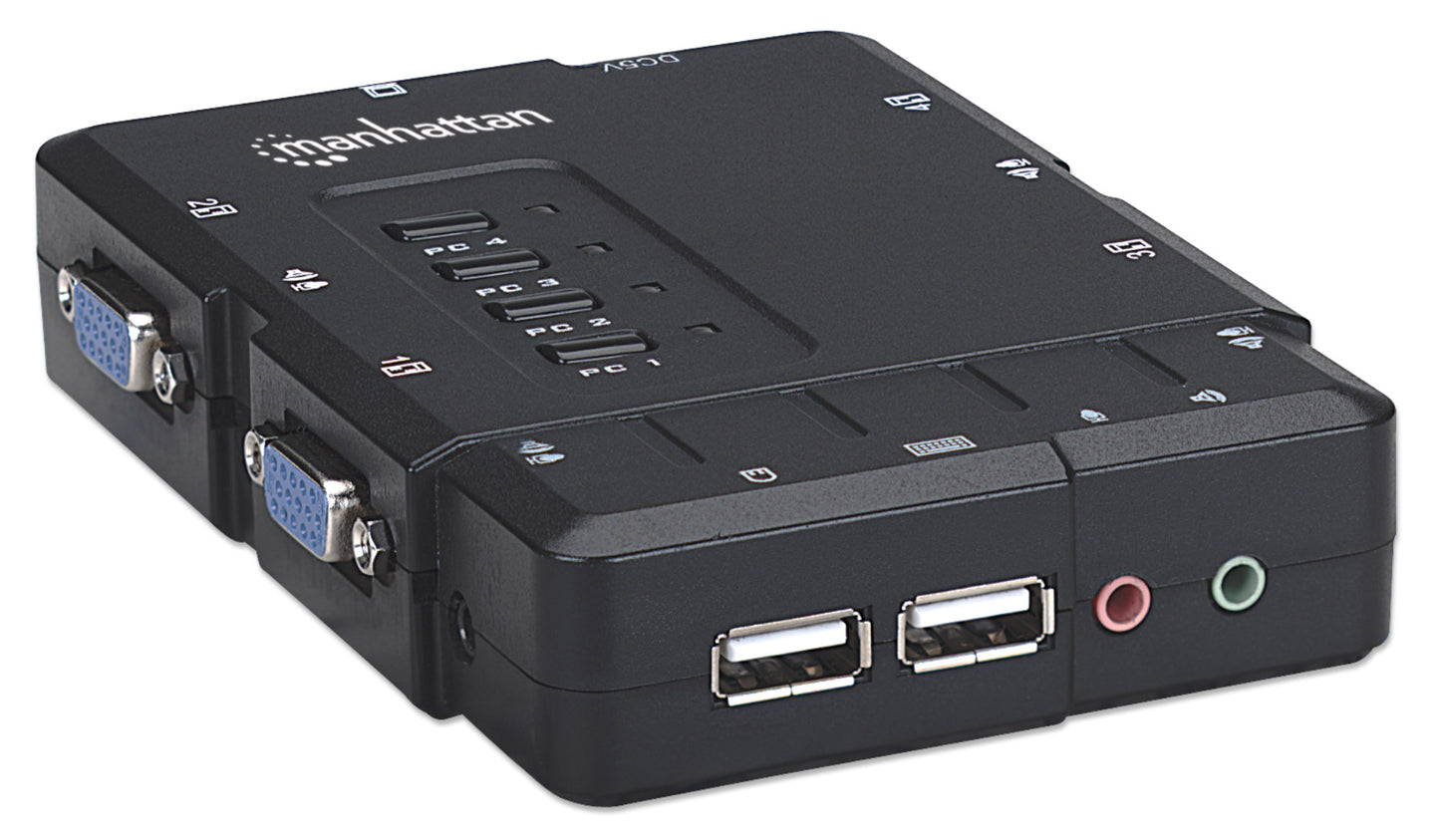 4-Port Compact KVM Switch Image 4