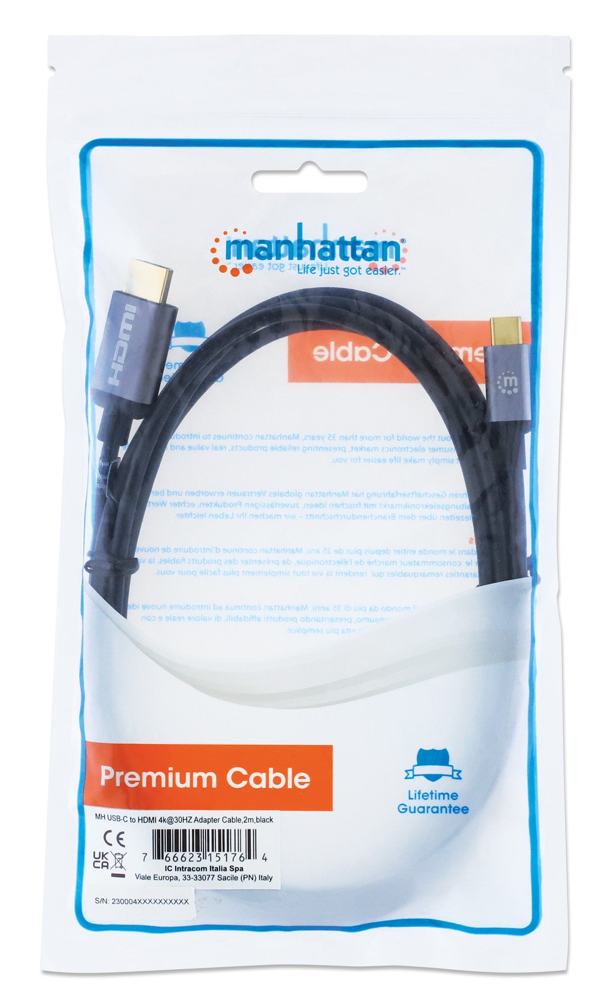 USB-C to HDMI Adapter Cable Packaging Image 2