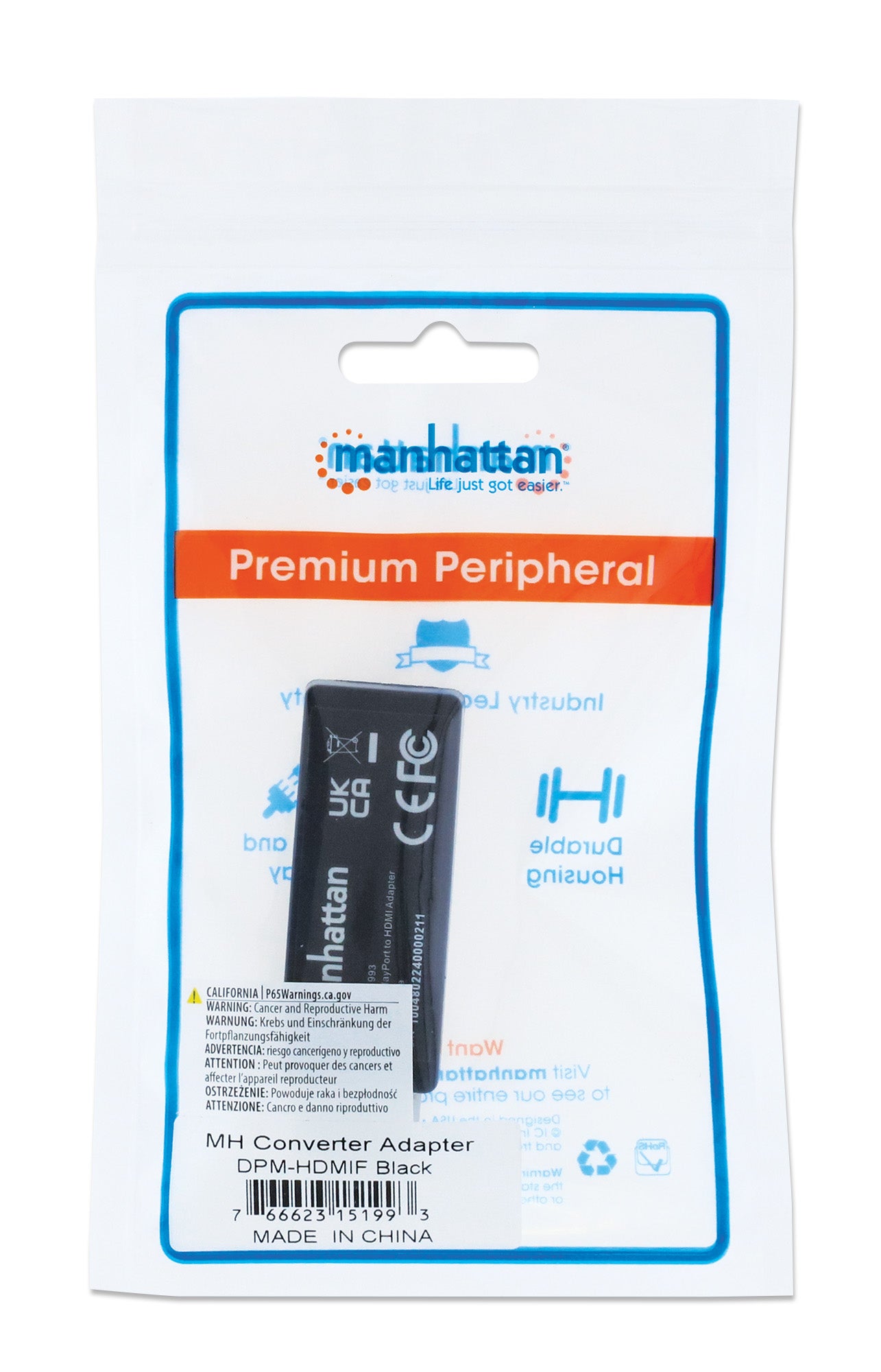 Passive DisplayPort to HDMI Adapter Packaging Image 2