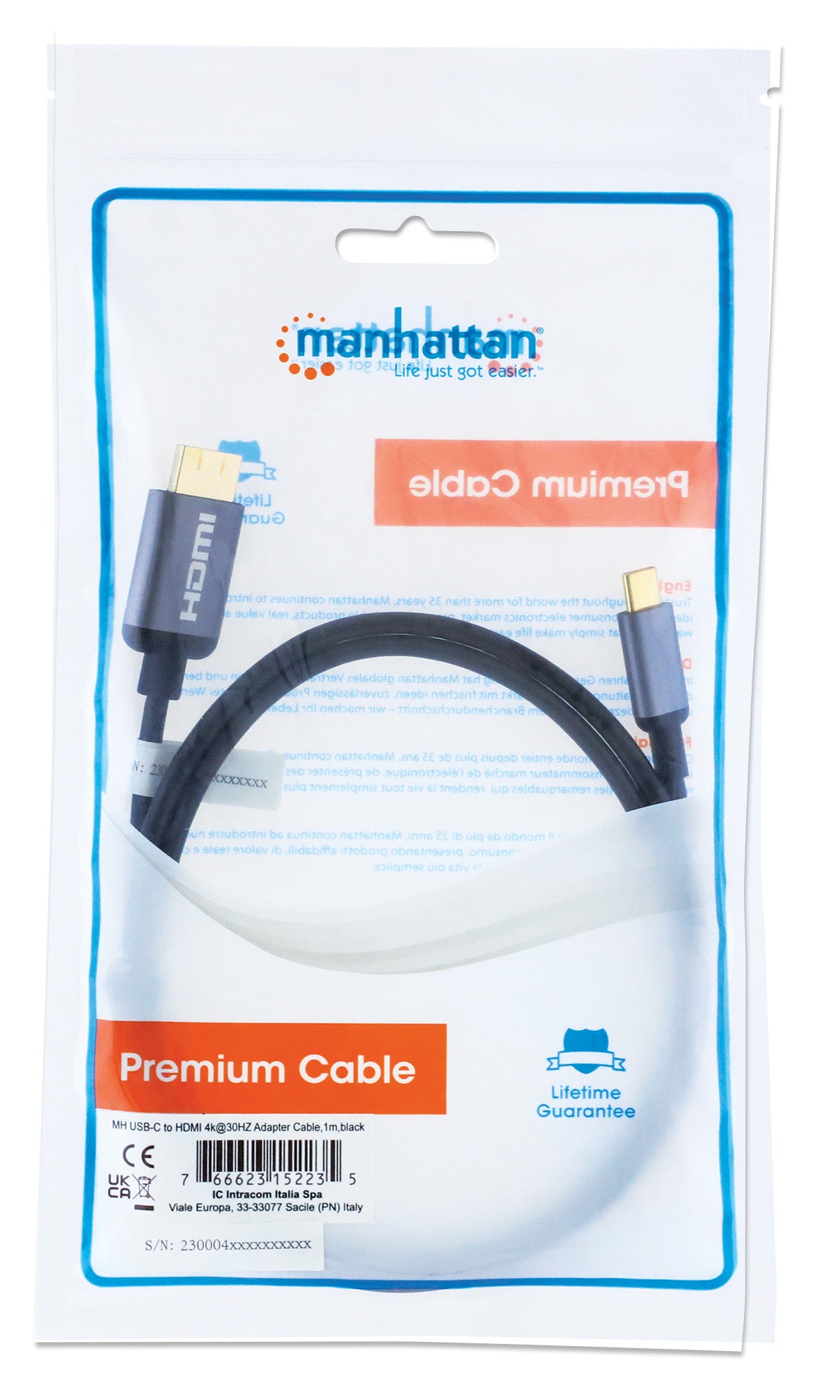 USB-C to HDMI Adapter Cable Packaging Image 2