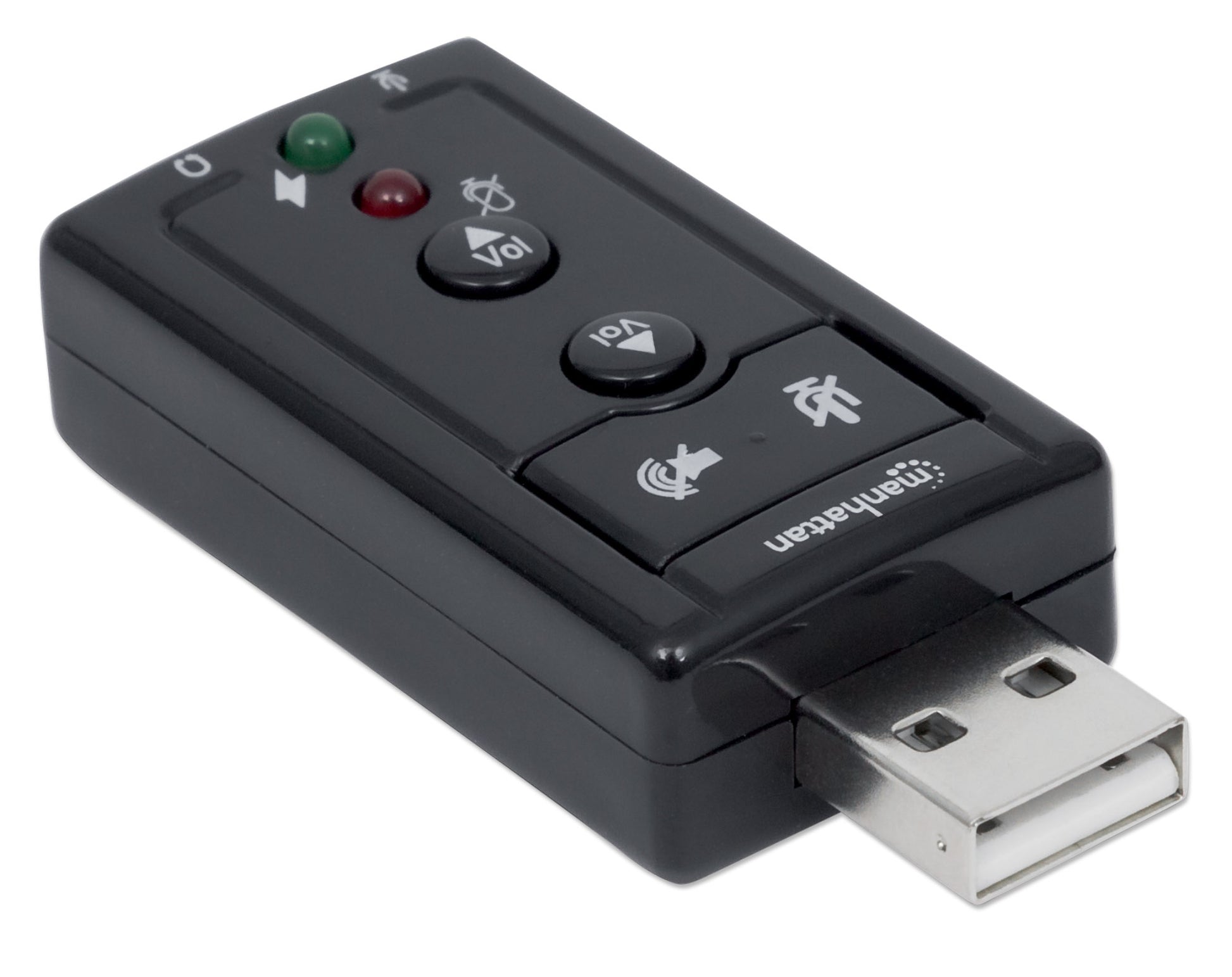 USB-A to 3.5 mm Audio Adapter with Volume Controls Image 3