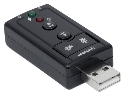 USB-A to 3.5 mm Audio Adapter with Volume Controls Image 3