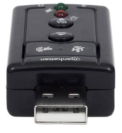 USB-A to 3.5 mm Audio Adapter with Volume Controls Image 4