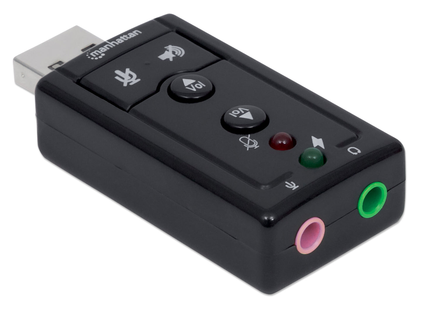 USB-A to 3.5 mm Audio Adapter with Volume Controls Image 6