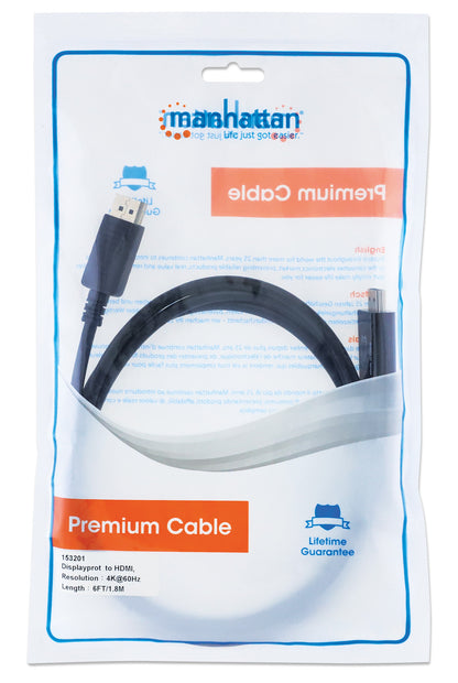 4K@60Hz DisplayPort to HDMI Cable Packaging Image 2