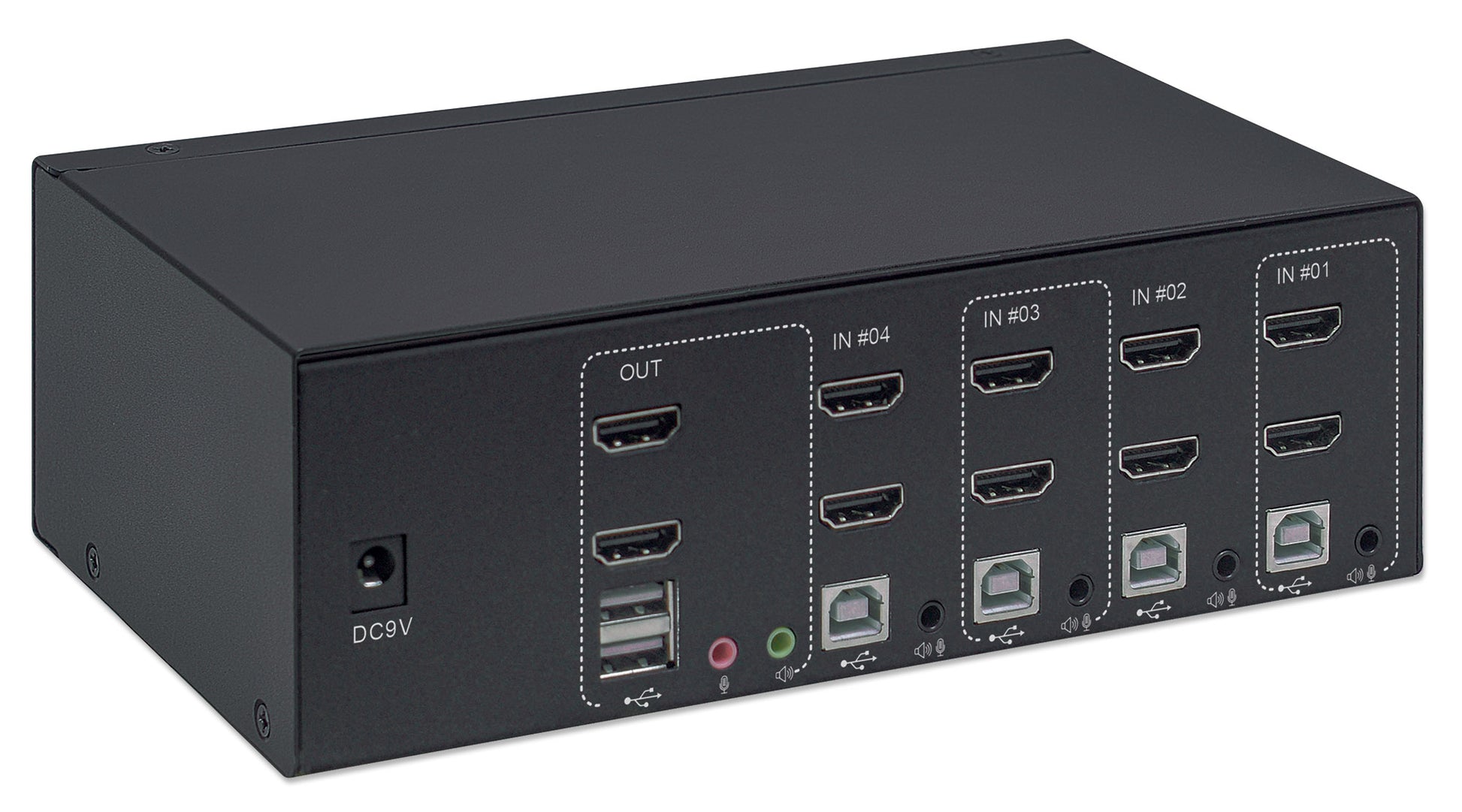 4-Port Dual-Monitor HDMI KVM Switch Image 6