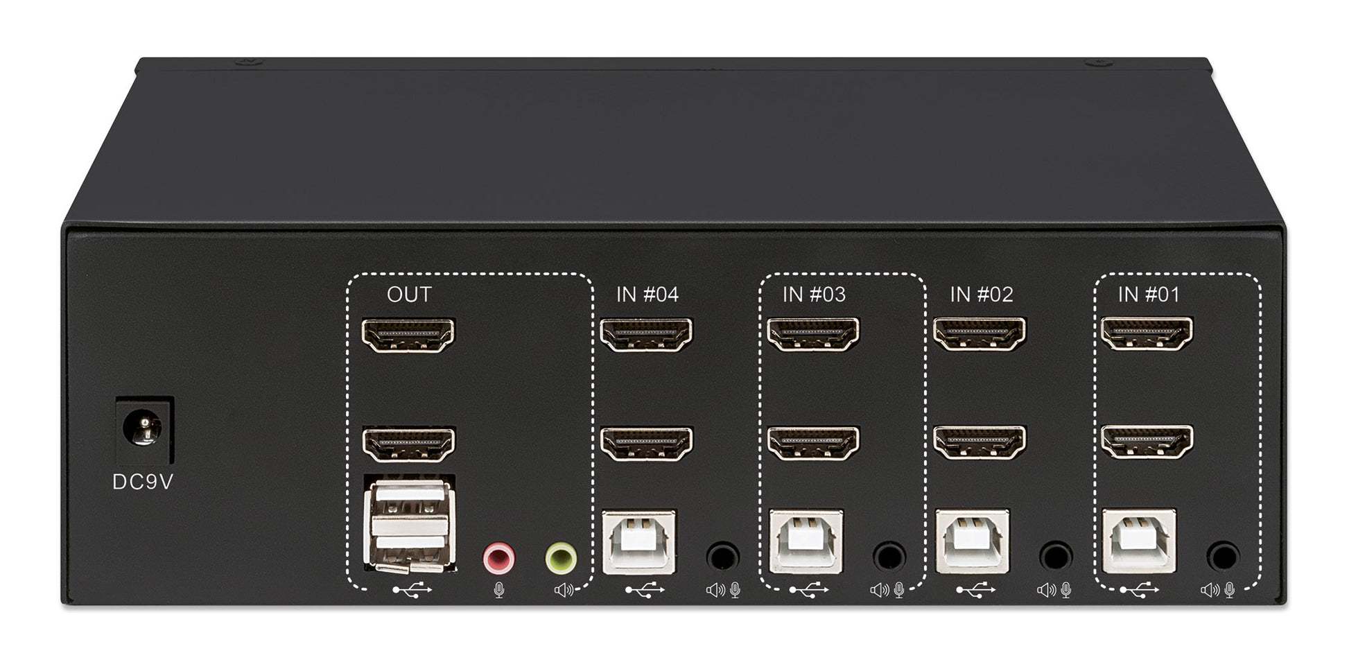 4-Port Dual-Monitor HDMI KVM Switch Image 7