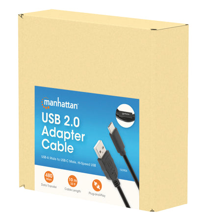 USB 2.0 Type-A to Type-C Active Device Repeater Cable Packaging Image 2