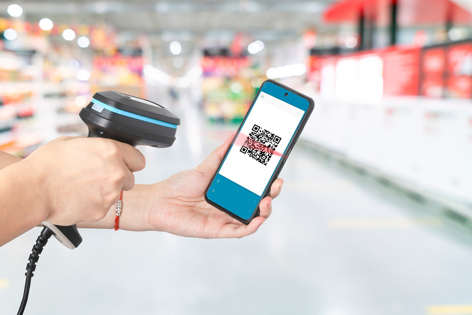 2D Long Range LED Barcode Scanner Image 9