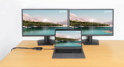 USB-C PD to Dual-HDMI Monitor Adapter for Laptop and Tablet Image 3