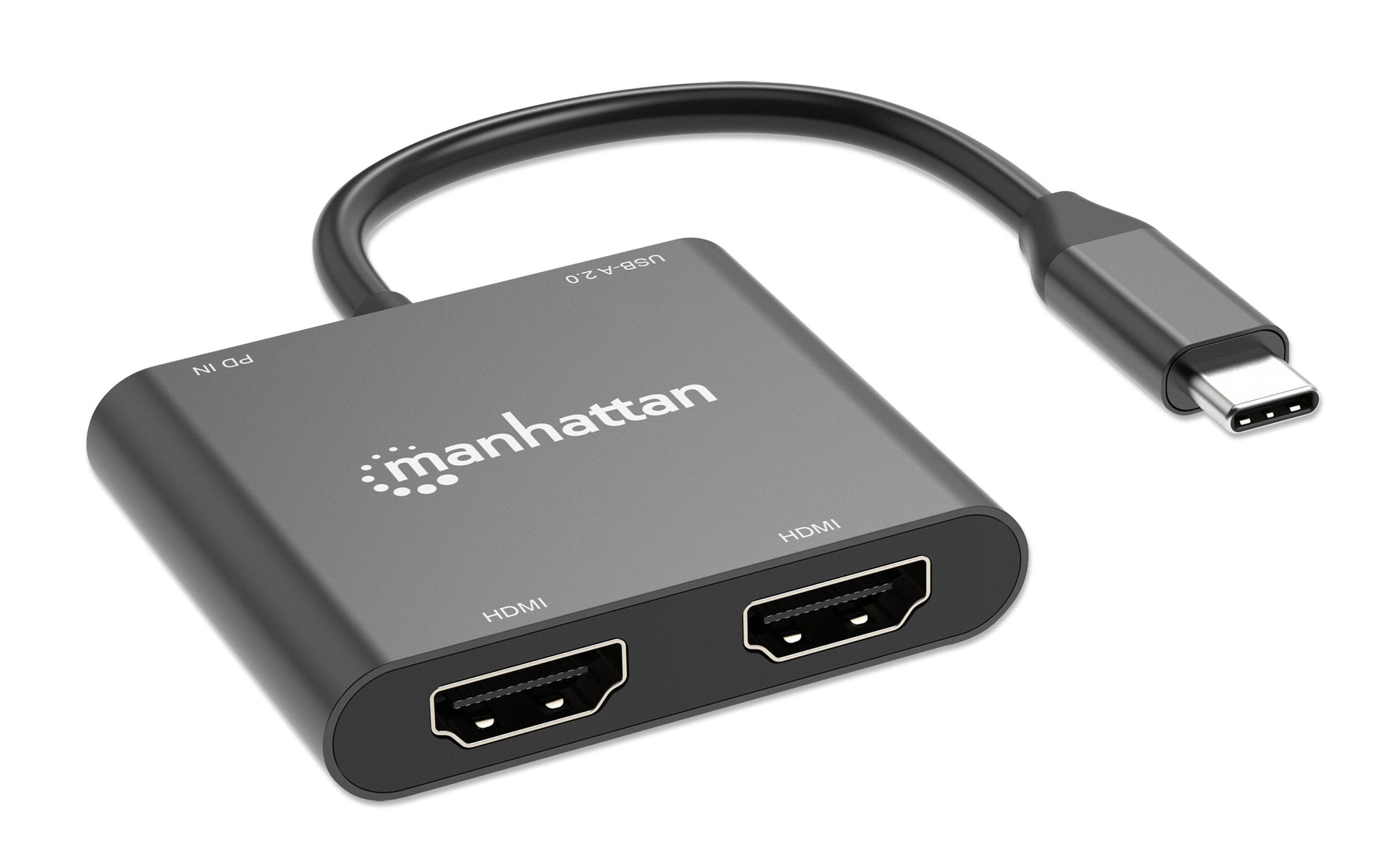 USB-C PD to Dual-HDMI Monitor Adapter for Laptop and Tablet Image 4