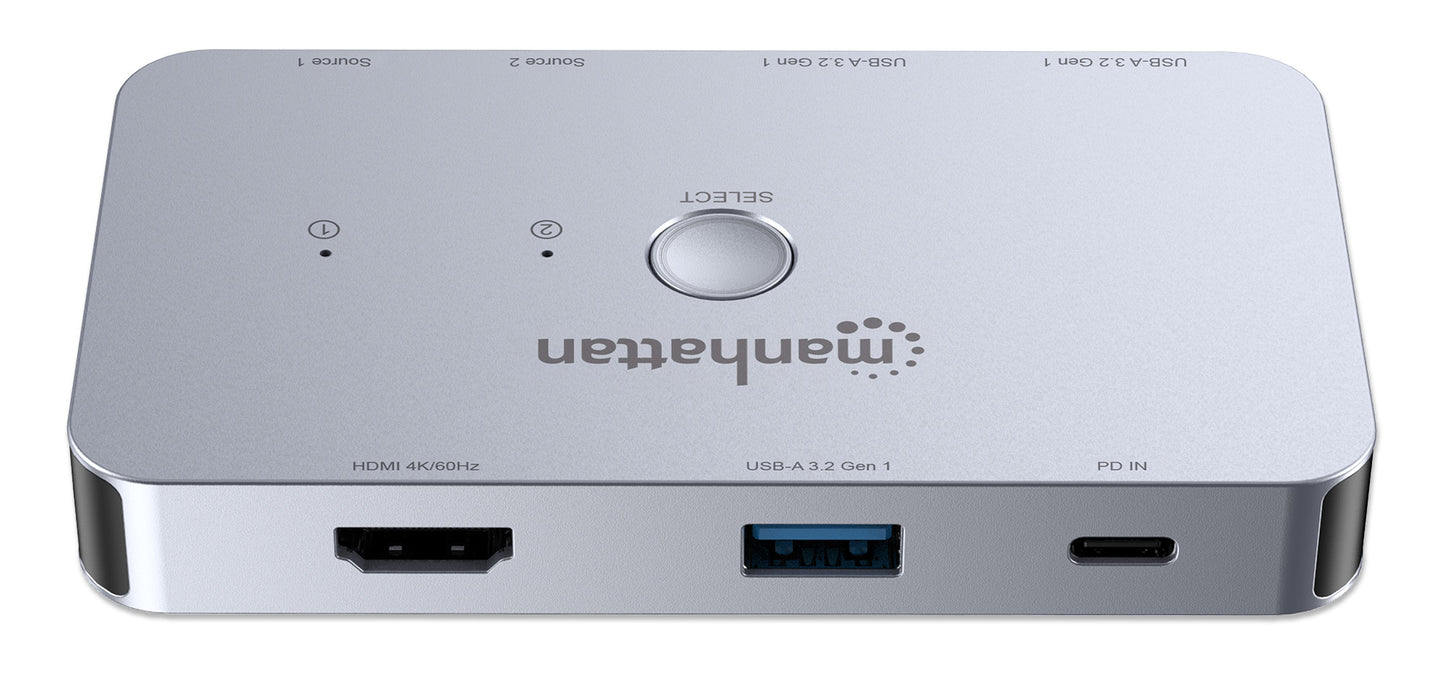 2-Port HDMI USB-C KVM Switch 4K@60Hz with Dual Power Delivery Image 11