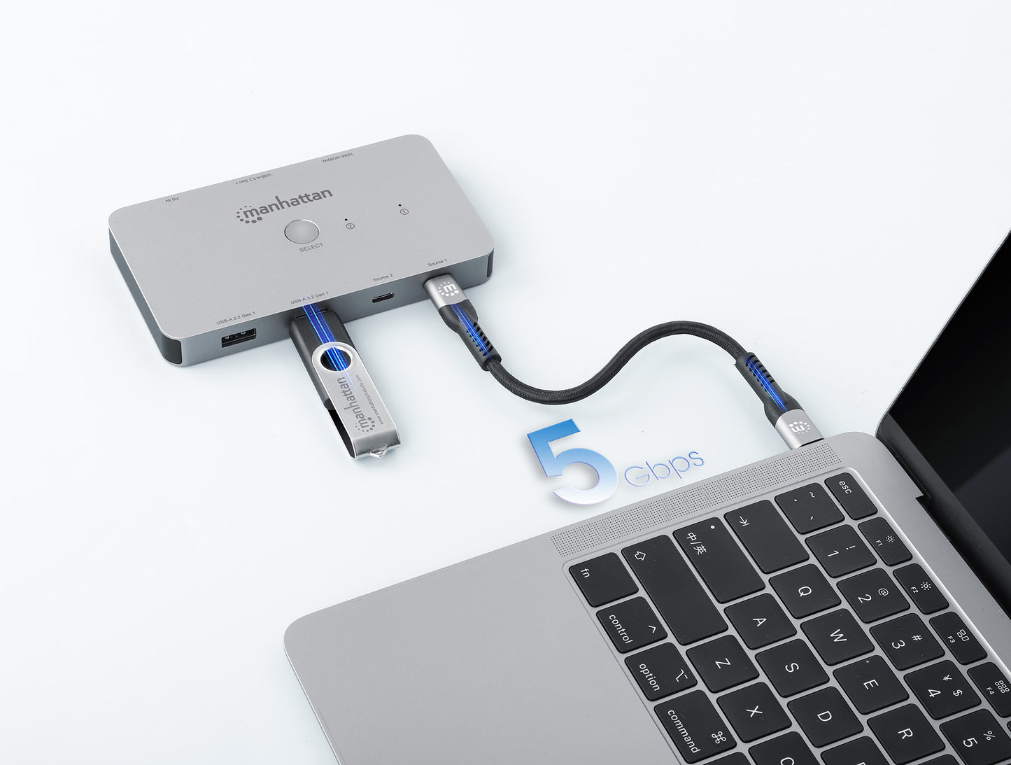 2-Port HDMI USB-C KVM Switch 4K@60Hz with Dual Power Delivery Image 6