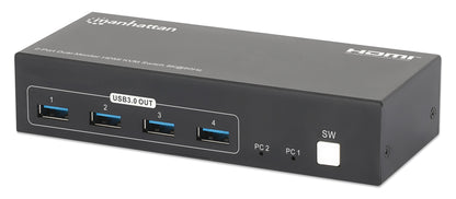 2-Port Dual-Monitor HDMI KVM Switch 8K@60Hz Image 1