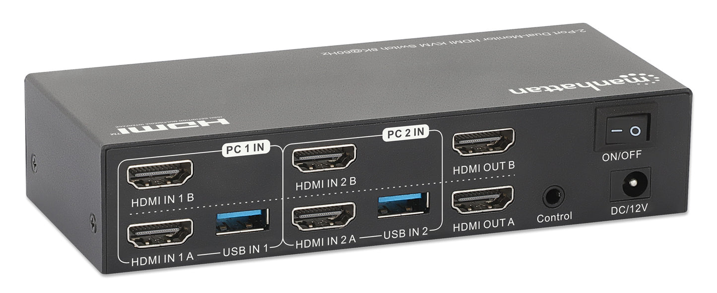 2-Port Dual-Monitor HDMI KVM Switch 8K@60Hz Image 4