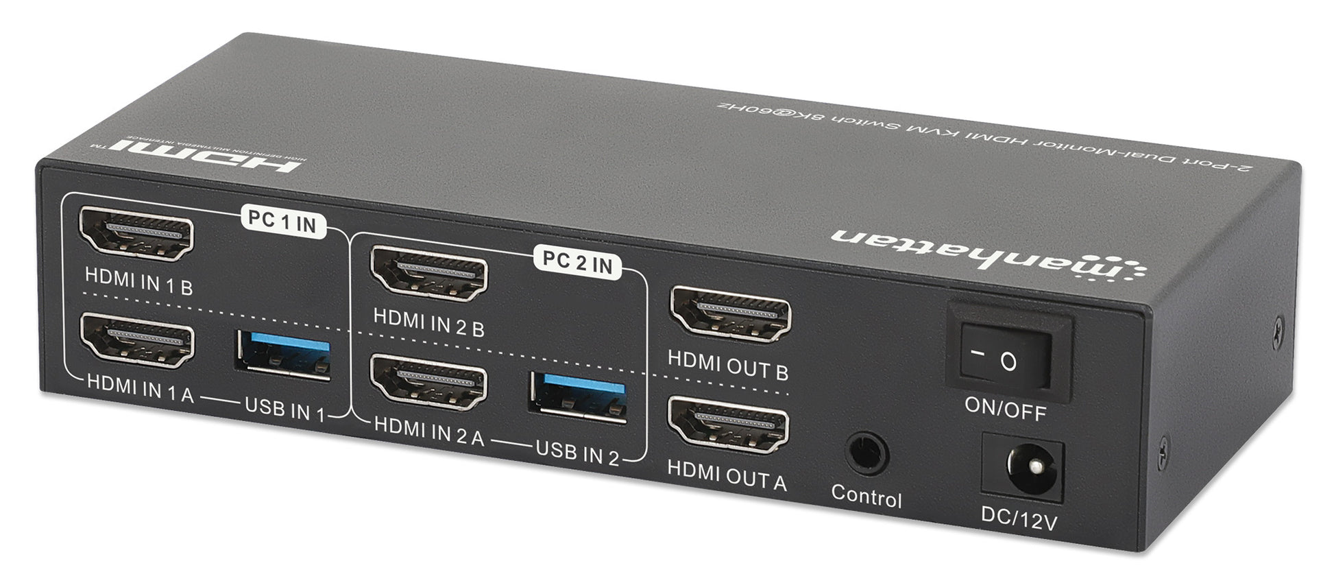 2-Port Dual-Monitor HDMI KVM Switch 8K@60Hz Image 8
