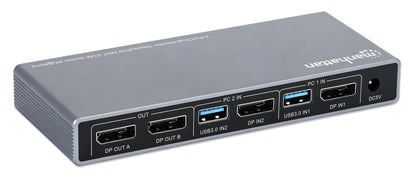 2-Port Dual-Monitor DisplayPort MST KVM Switch 4K@60Hz Image 4