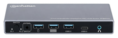 2-Port Dual-Monitor DisplayPort MST KVM Switch 4K@60Hz Image 6