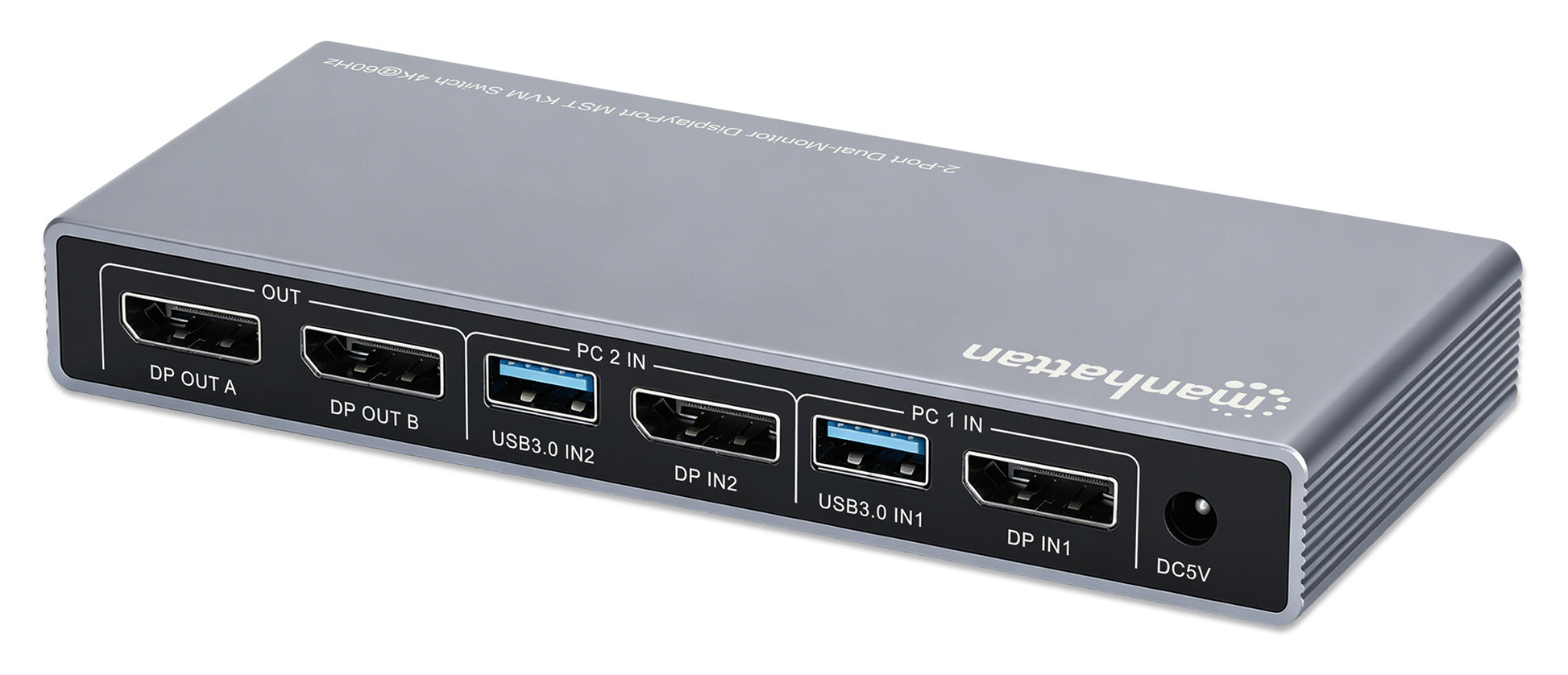 2-Port Dual-Monitor DisplayPort MST KVM Switch 4K@60Hz Image 8