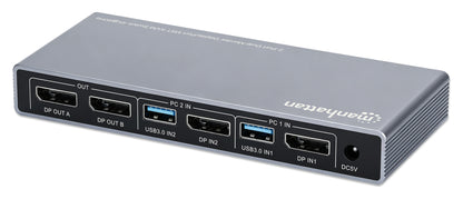 2-Port Dual-Monitor DisplayPort MST KVM Switch 4K@60Hz Image 8