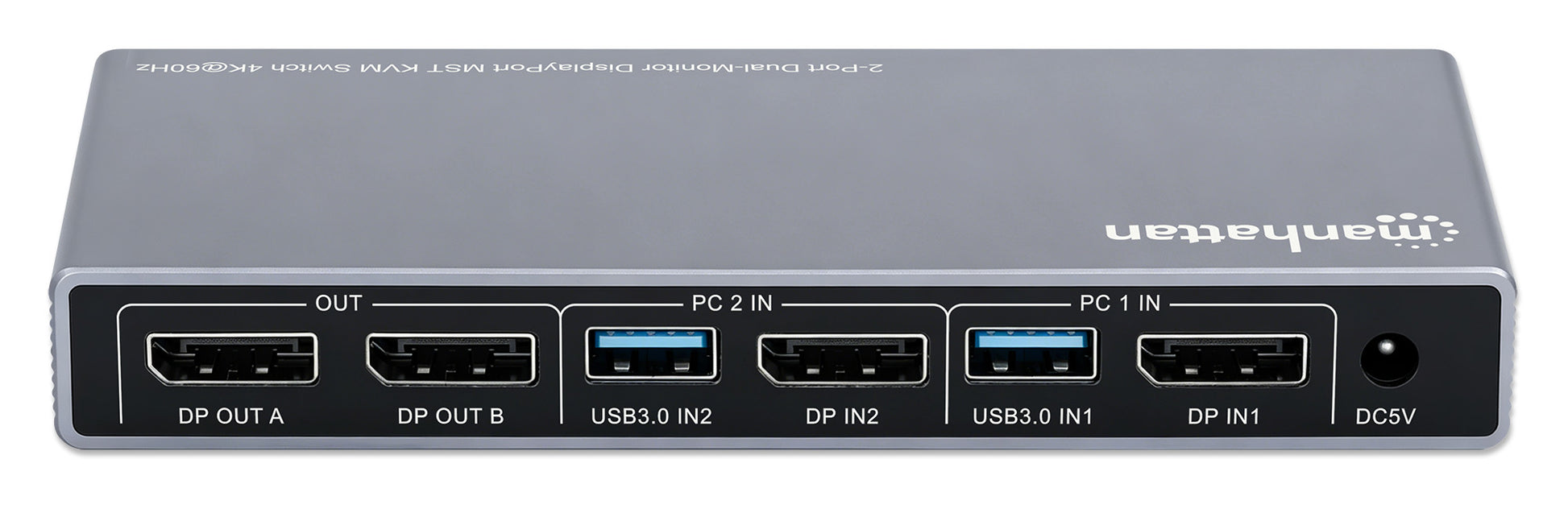 2-Port Dual-Monitor DisplayPort MST KVM Switch 4K@60Hz Image 10