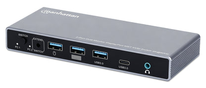 2-Port Dual-Monitor DisplayPort MST KVM Switch 4K@60Hz Image 1