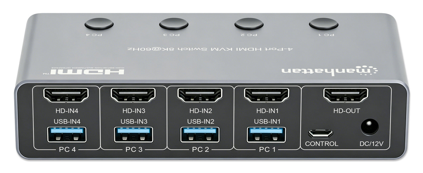 4-Port HDMI KVM Switch 8K@60Hz Image 11