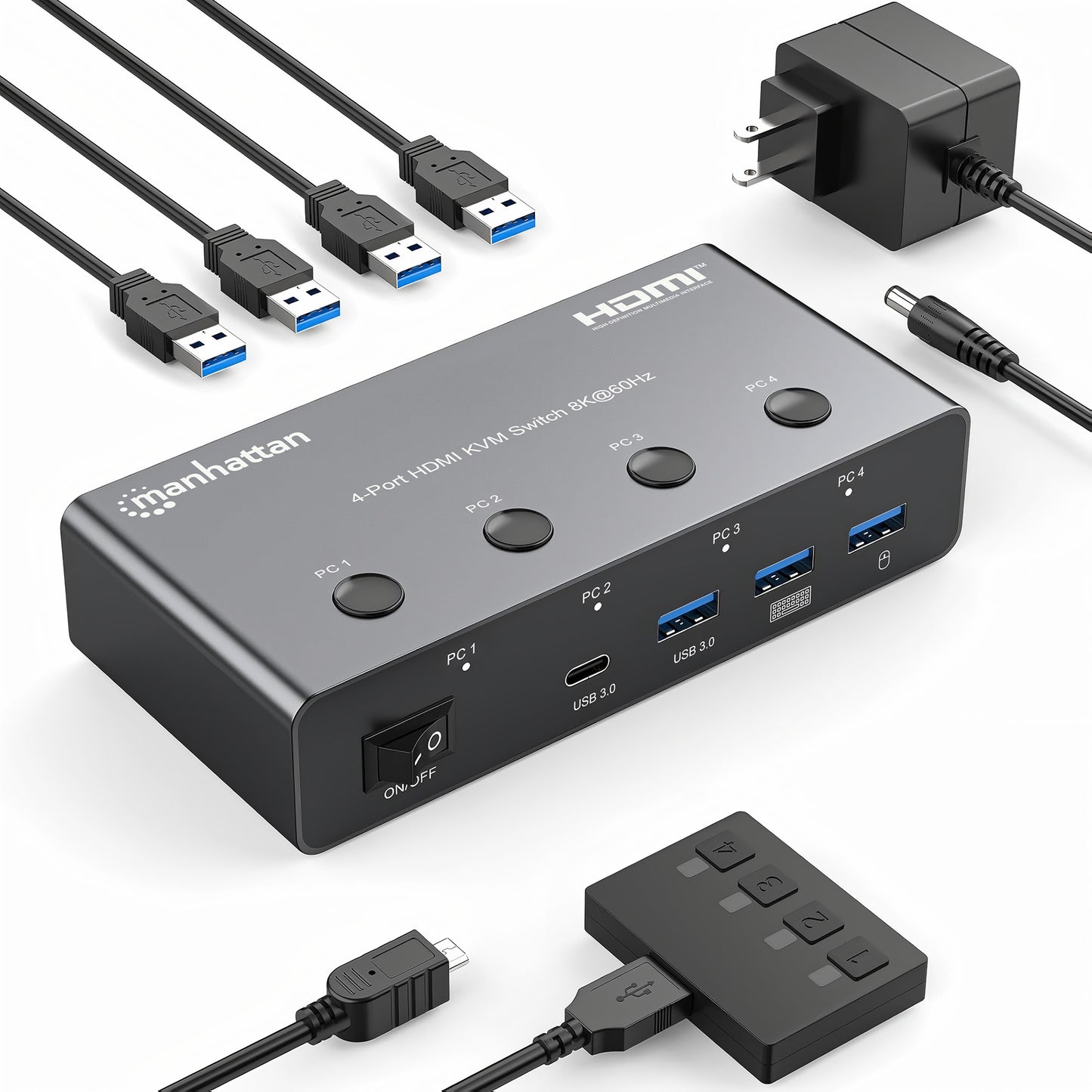 4-Port HDMI KVM Switch 8K@60Hz Image 13