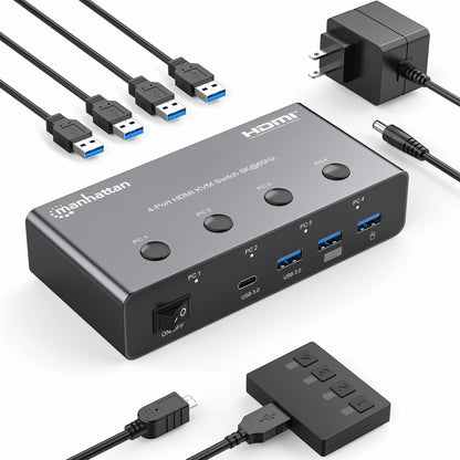 4-Port HDMI KVM Switch 8K@60Hz Image 13