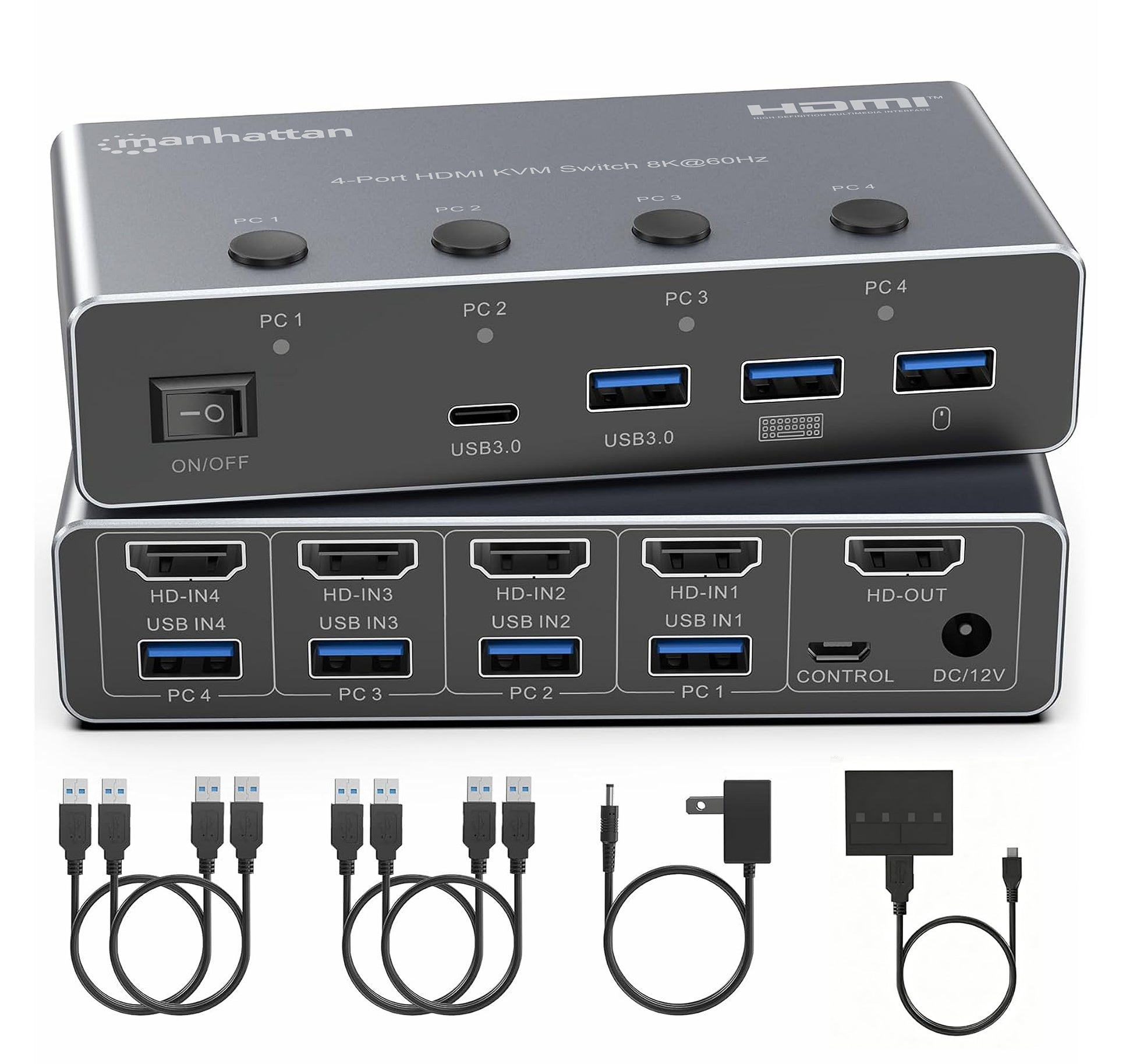 4-Port HDMI KVM Switch 8K@60Hz Image 14