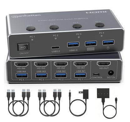 4-Port HDMI KVM Switch 8K@60Hz Image 14