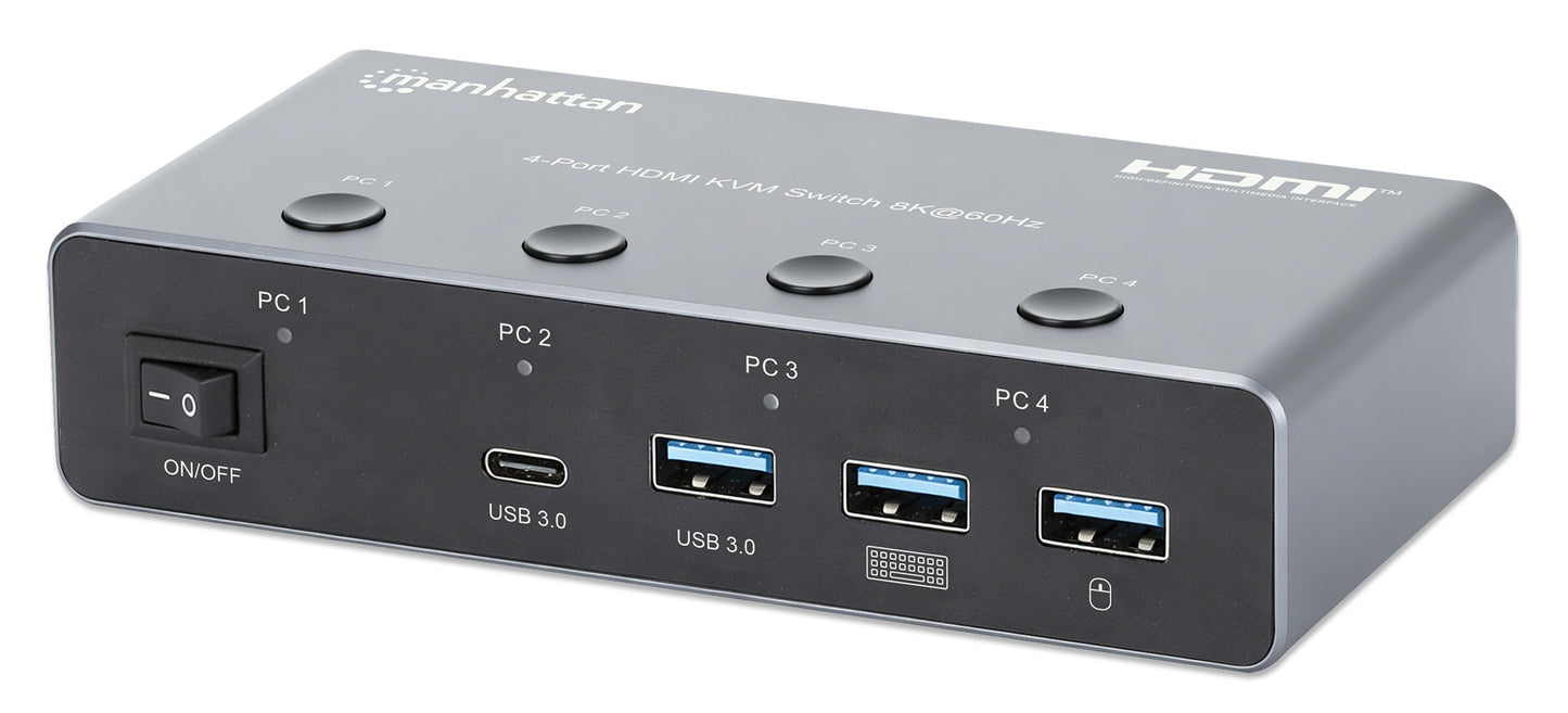 4-Port HDMI KVM Switch 8K@60Hz Image 1