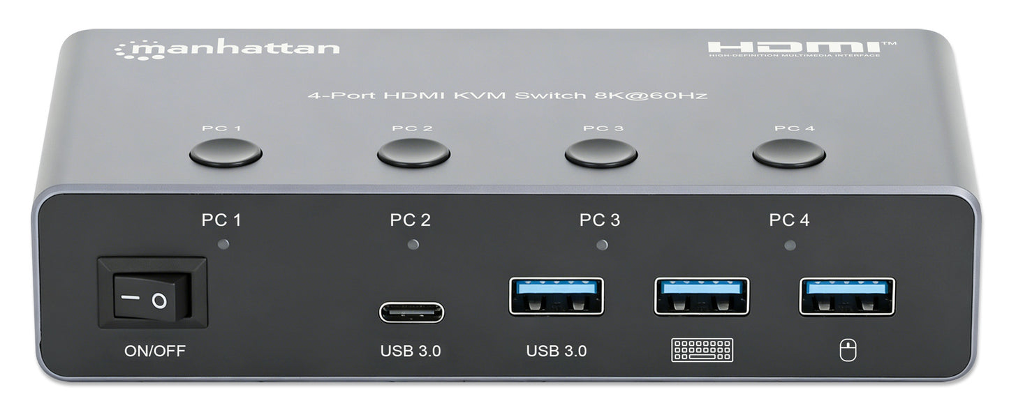 4-Port HDMI KVM Switch 8K@60Hz Image 6