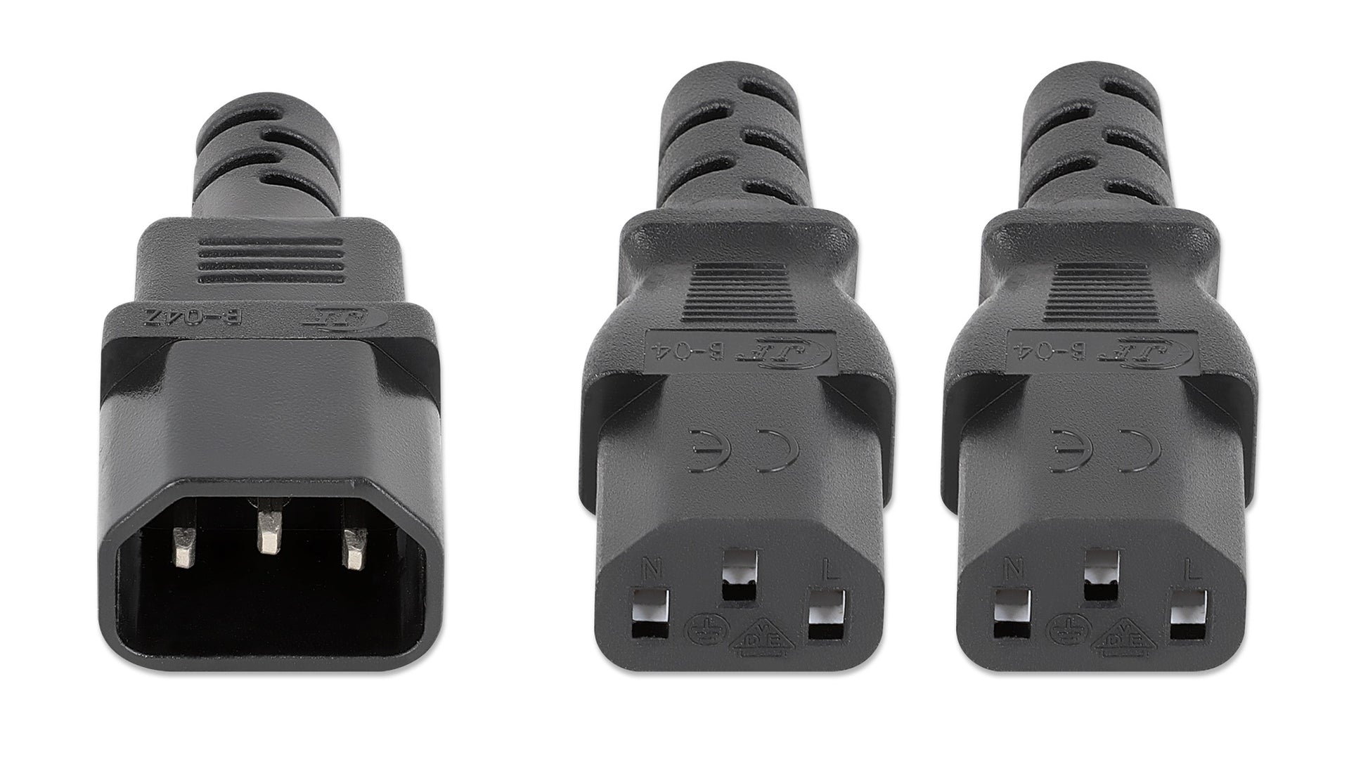 Power Cable Y-Splitter 2 x C13 to C14, 1.8 m Image 3
