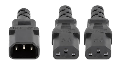 Power Cable Y-Splitter 2 x C13 to C14, 1.8 m Image 3