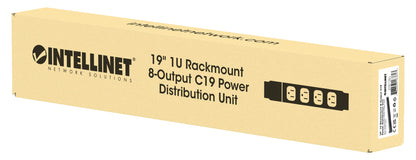 19" 1U Rackmount 8-Output C19 Power Distribution Unit (PDU) Packaging Image 2