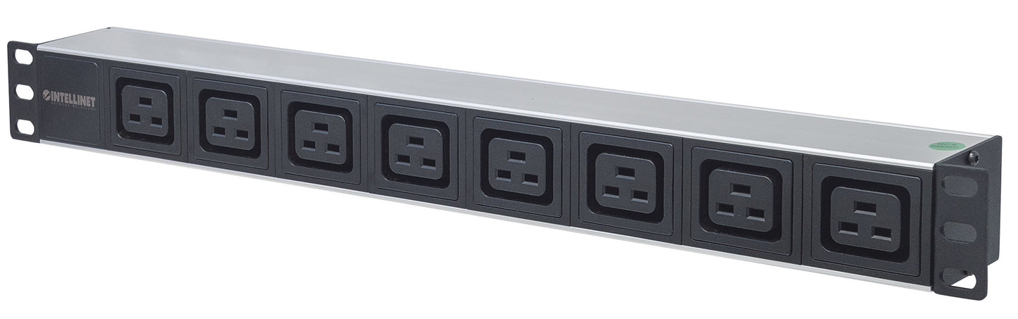 19" 1U Rackmount 8-Output C19 Power Distribution Unit (PDU) Image 1