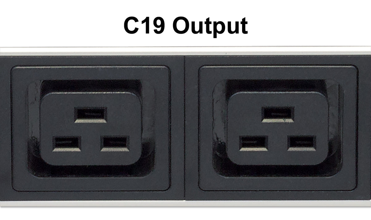19" 1U Rackmount 8-Output C19 Power Distribution Unit (PDU) Image 6