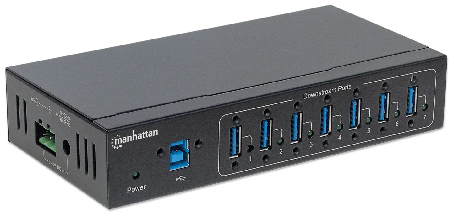 7-Port Industrial USB 3.0 Hub Image 3
