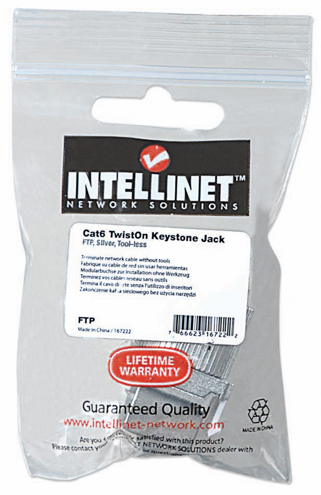 Cat6 Keystone Jack Packaging Image 2