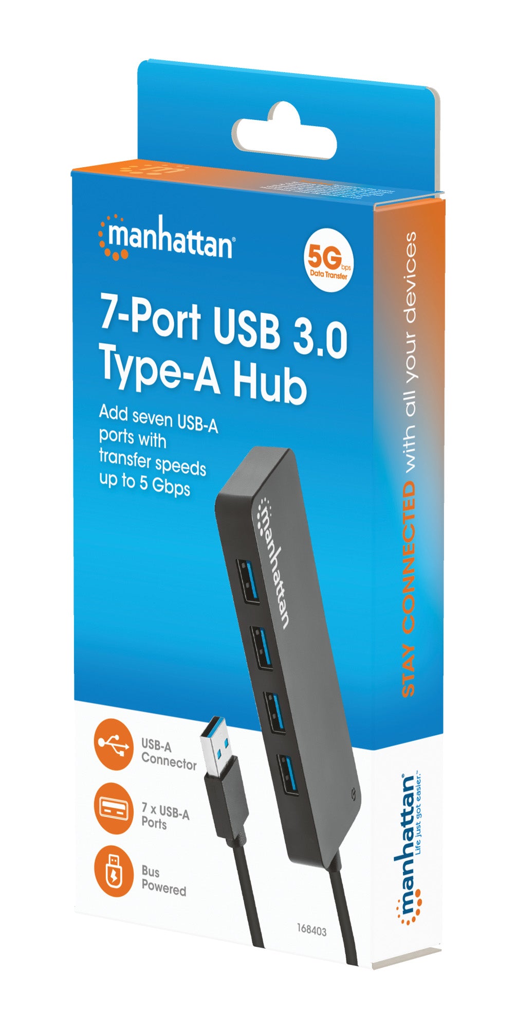 7-Port USB 3.0 Type-A Hub Packaging Image 2