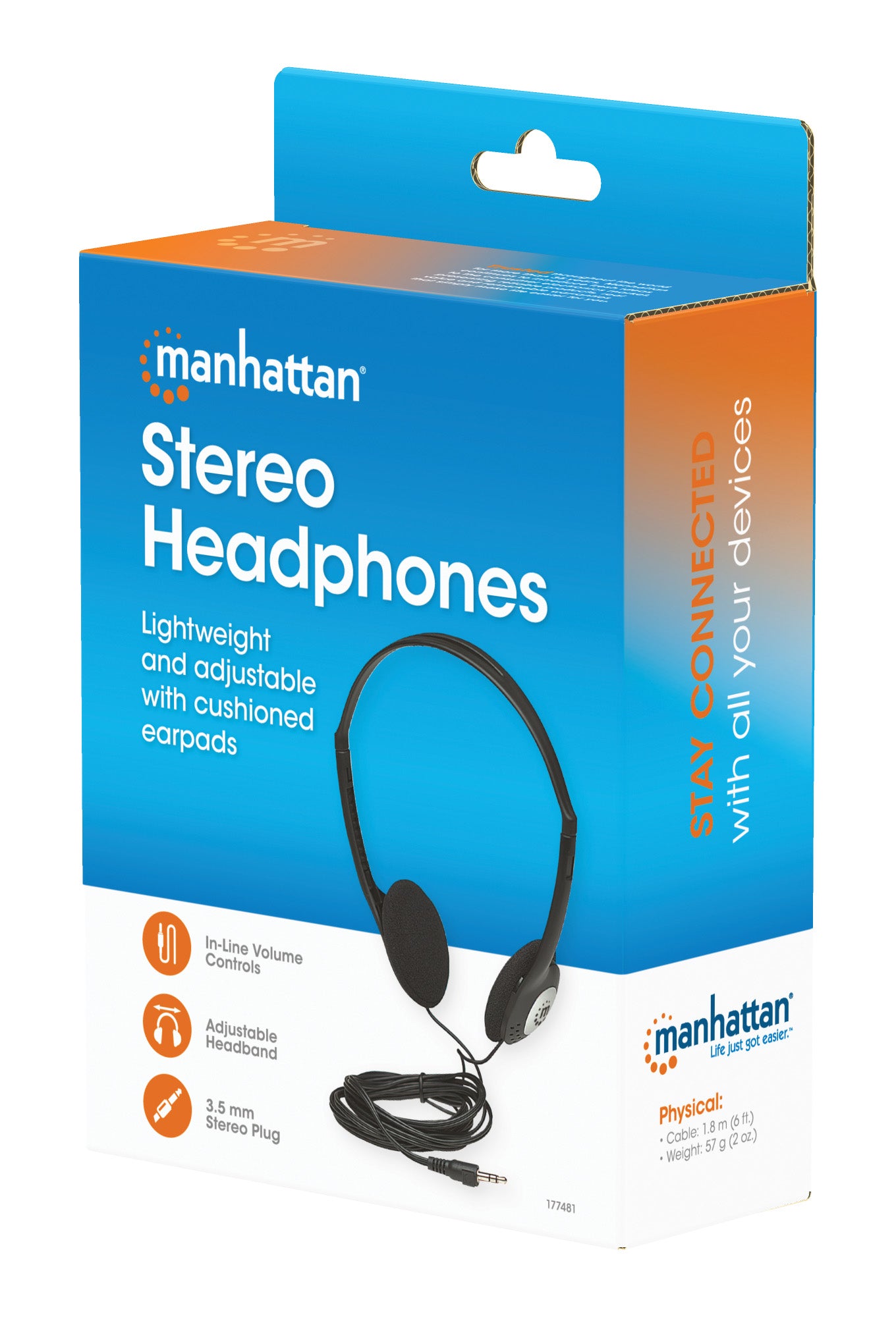 Stereo Headphones Packaging Image 2