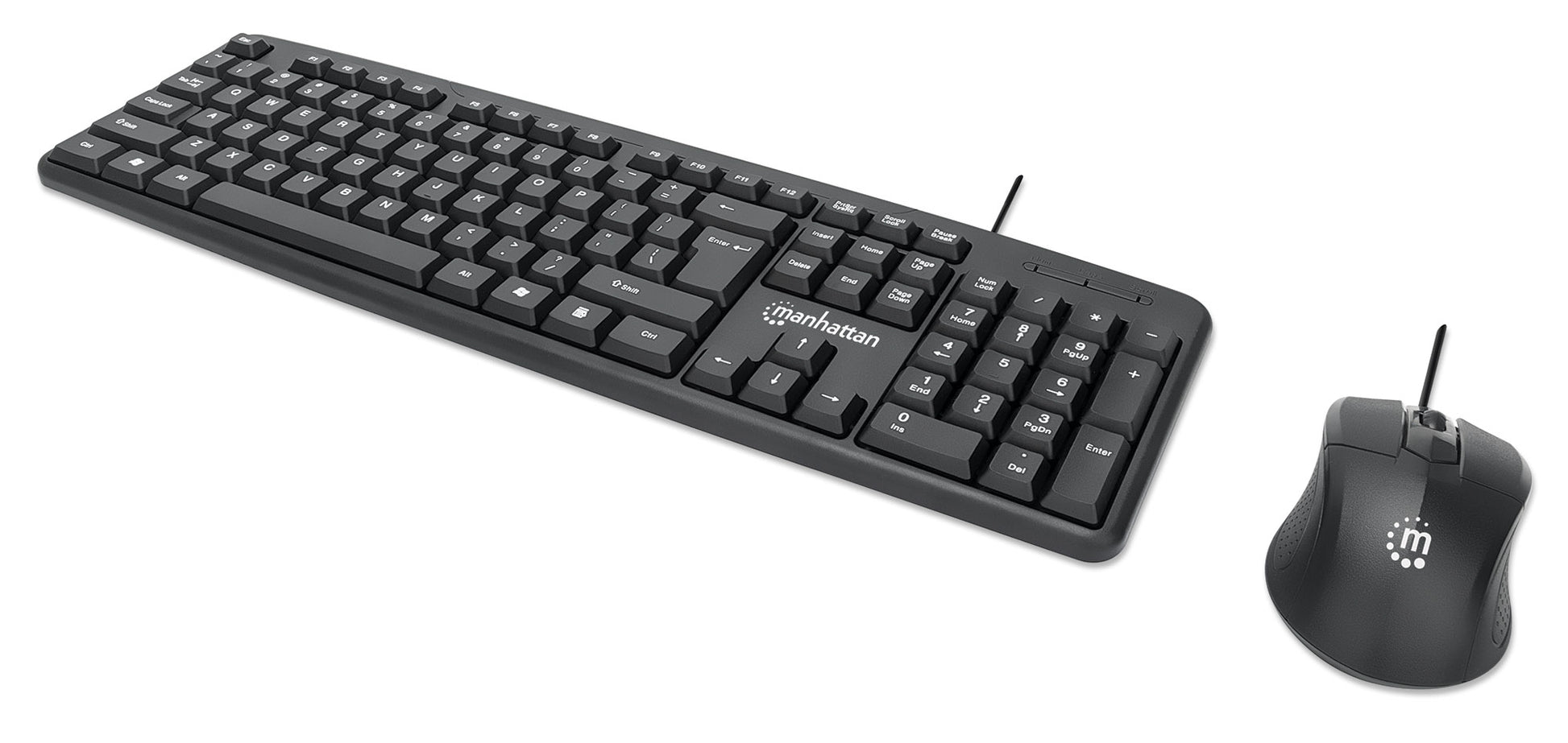 Wired Keyboard and Optical Mouse Set Image 1