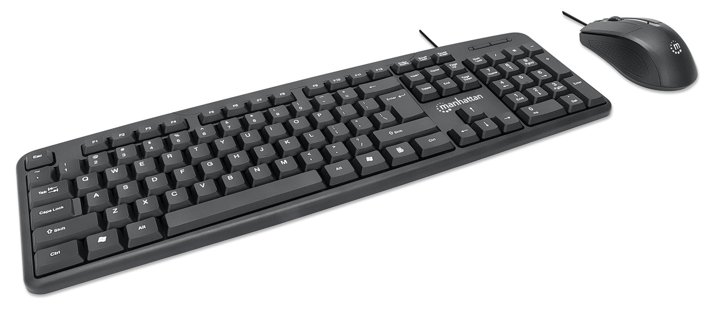 Wired Keyboard and Optical Mouse Set Image 3