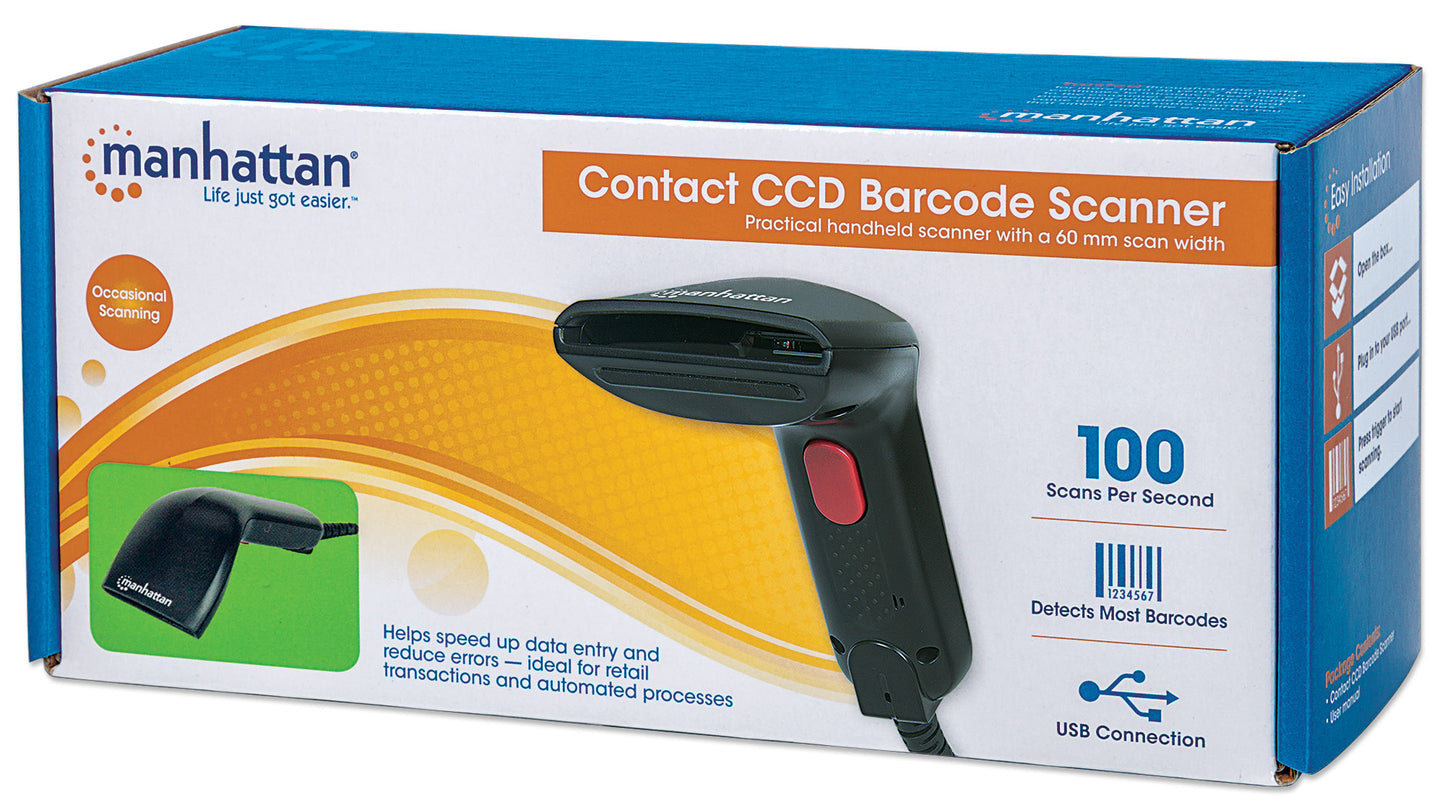 Contact CCD Barcode Scanner Packaging Image 2