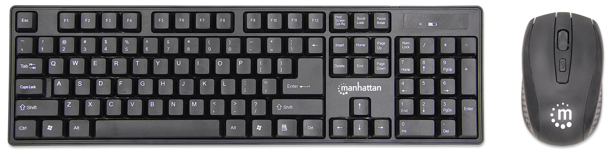 Wireless Keyboard and Optical Mouse Set Image 1