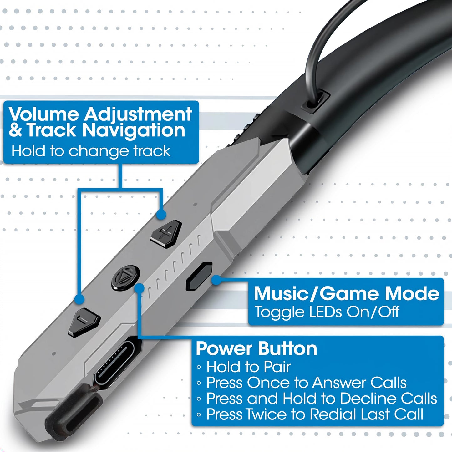 Wireless Sport Headphones with Neckband Image 13
