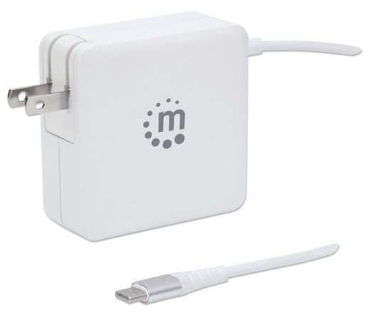Power Delivery Wall Charger with Built-in USB-C Cable - 60 W Image 1