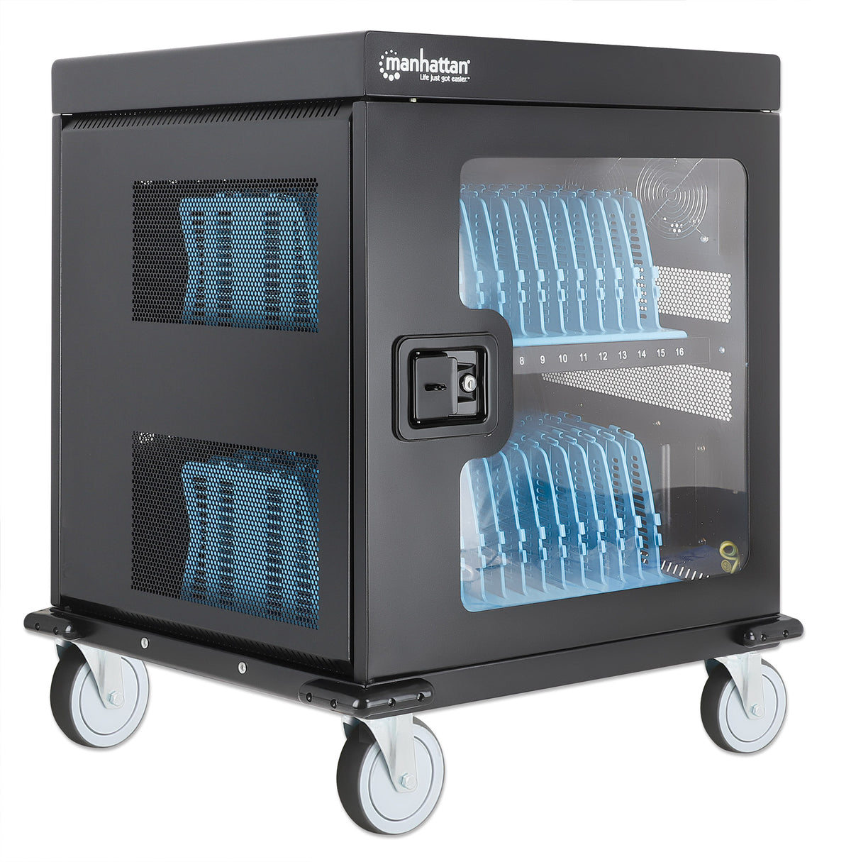 UK 32-Port AC Charging Cart Image 3